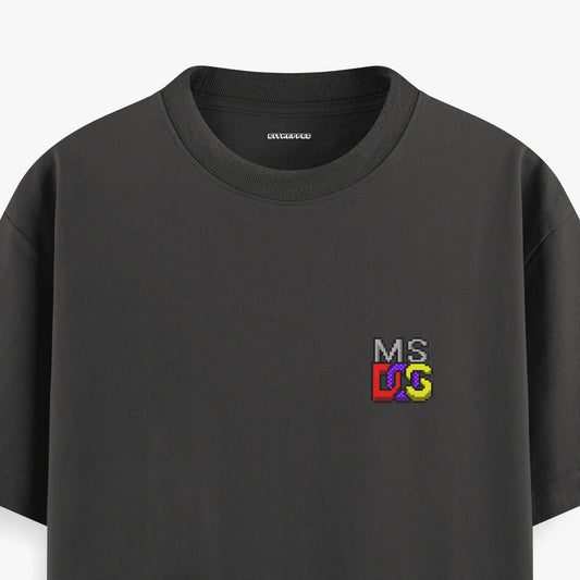 Pixel Art MS-DOS Oversized Tee